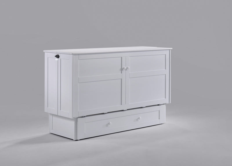 Night & Day Murphy Cabinet White Clover Murphy Cabinet Bed