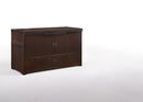 Night & Day Murphy Cabinet Chocolate Murphy Cube Cabinet Bed