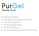 Bed Tech Pure Gel 12 Queen Mattress