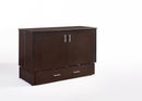 Night & Day Murphy Cabinet Chocolate Sagebrush Murphy Cabinet Bed