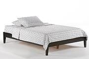 Night & Day Platform Bed Twin / Chocolate Basic Wood Platform Bed