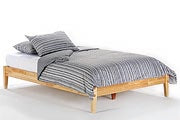 Night & Day Platform Bed Twin / Natural Basic Wood Platform Bed