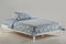 Night & Day Platform Bed Twin / White Basic Wood Platform Bed